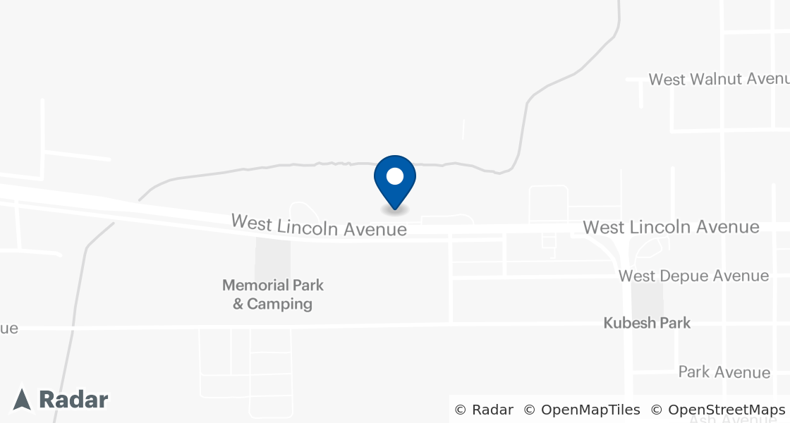 Map of Dairy Queen Location:: 1520 W Lincoln, Olivia, MN, 56277-1263
